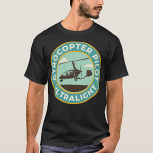 Gyrocopter Pilot Badge Ultralight T-Shirt