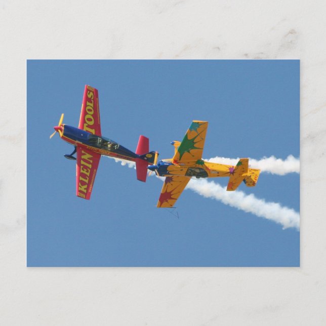 Gyroscopic Aerobatics Postcard (Front)