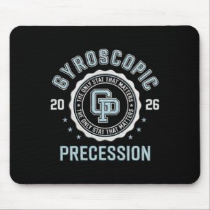 Gyroscopic Precession Disc Golf Physics Crest Mouse Mat