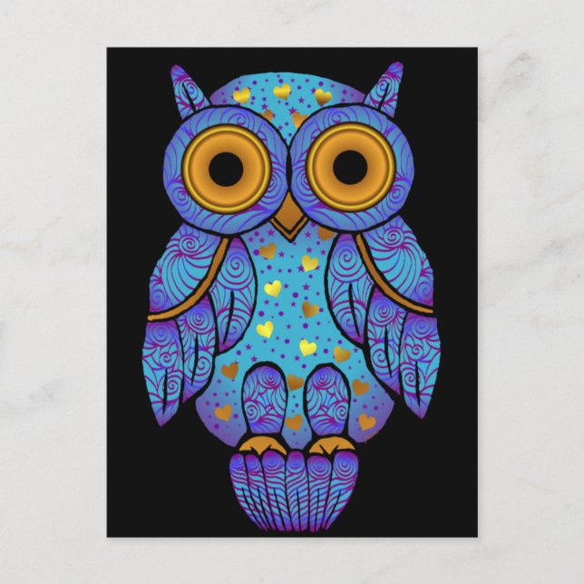 H00t Owl Midnight Madness Postcard (Front)