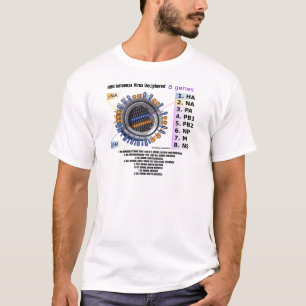 H1N1 Influenza Virus Deciphered (Health) T-Shirt