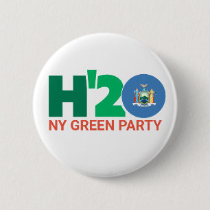 H'20 New York for Howie Hawkins 6 Cm Round Badge