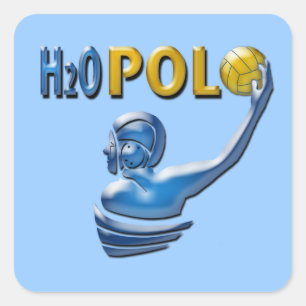 H20 Polo Square Stickers