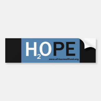 H20PE bumper sticker