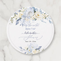 H2 Blue Hydrangea Cream Roses Bridal Shower