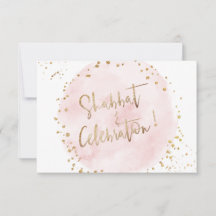 H2 Pink Cotton Shabbat Mitzvah Celebration