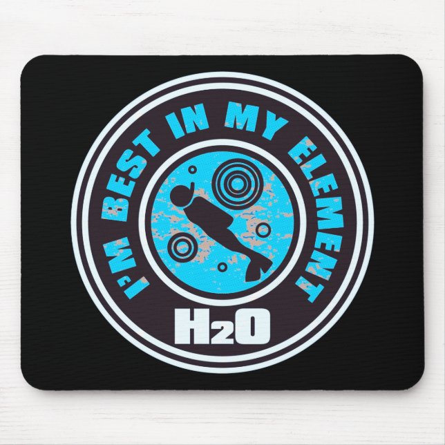 H2O_DIVER MOUSE MAT (Front)