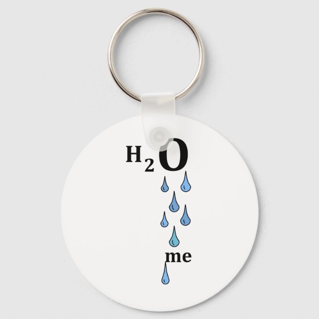 H2O me Key Ring (Front)