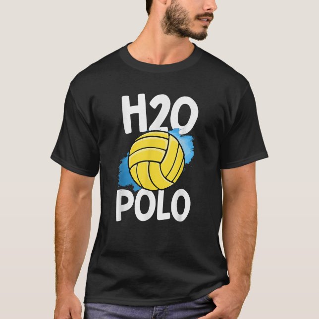 H2O Polo Water Polo  Funny Player Ball Swim Men Bo (Front)