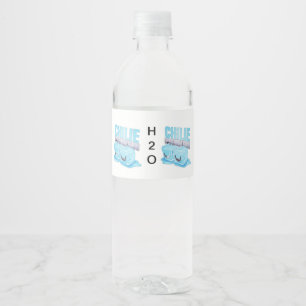 H2O WATER BOTTLE LABEL