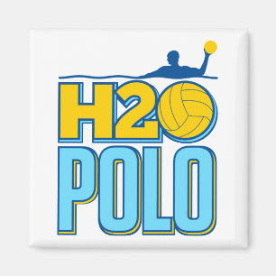 H2O Water Polo Magnet