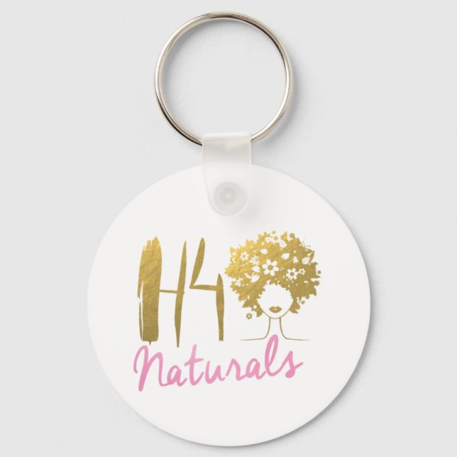 H40 Naturals Round Keychain (Front)