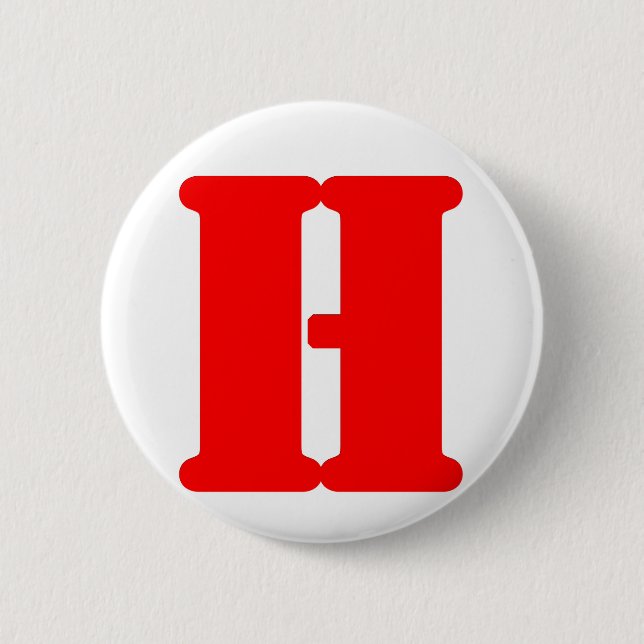 H_2 6 CM ROUND BADGE (Front)