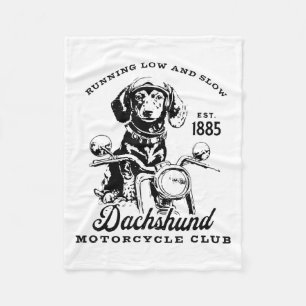 H&h New Life Clothing Uni-adults Dachshund Mot Fleece Blanket