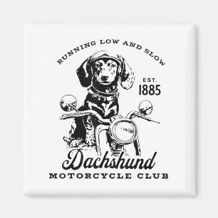 H&h New Life Clothing Uni-adults Dachshund Mot Magnet