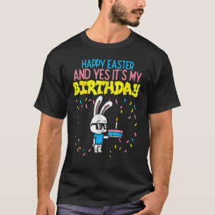 H Appy Easter Birthday Bunny C Ake Bday Party Boys T-Shirt