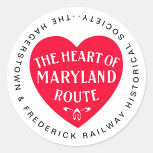 H&FRHS Heart of Maryland Logo sticker
