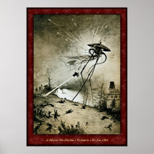 H G Wells War of the Worlds Poster 1