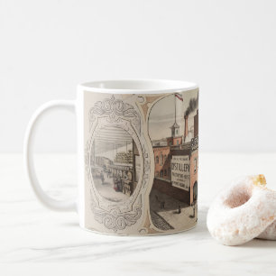 H.& H. Reiners Distillery Building In Brooklyn, Ny Coffee Mug