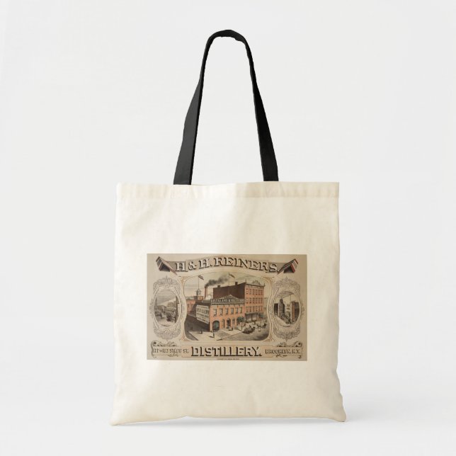 H.& H. Reiners Distillery Building In Brooklyn, Ny Tote Bag (Front)
