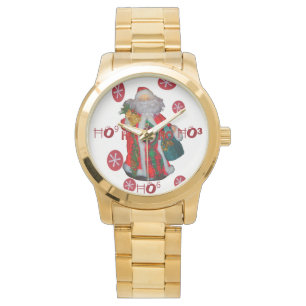H³ HoHoHo Santa Time Custom Graphics art design Watch