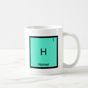 H - Homer Funny Chemistry Element Symbol T-Shirt Coffee Mug