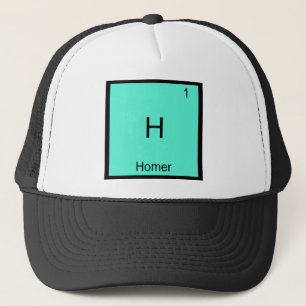 H - Homer Funny Chemistry Element Symbol T-Shirt Trucker Hat