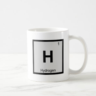H - Hydrogen Chemistry Periodic Table Symbol Coffee Mug