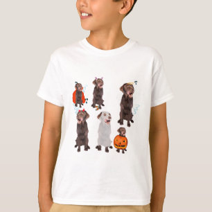 H is for Halloween Labrador Dog T-Shirt
