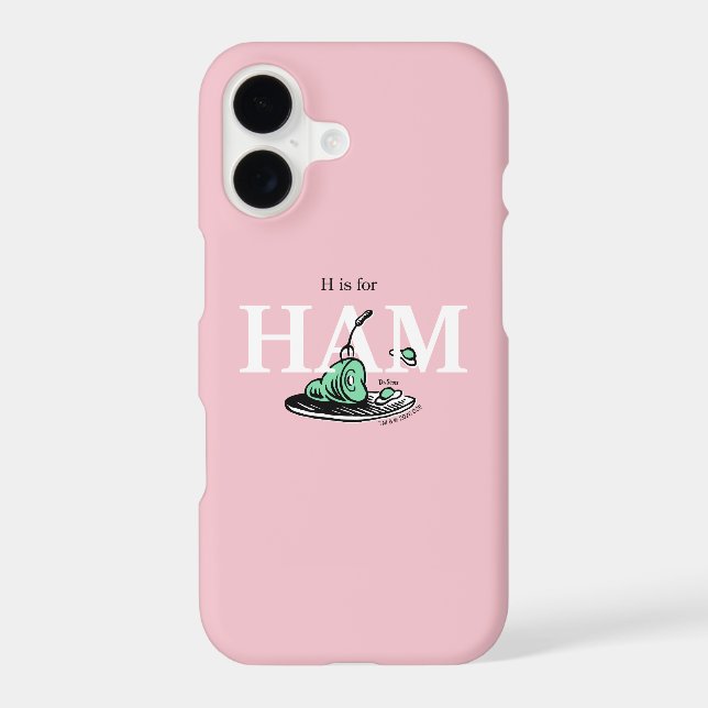 "H is for HAM" | Alphabet Design (Back)