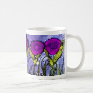 H is for Heliotrope alphabet art mug