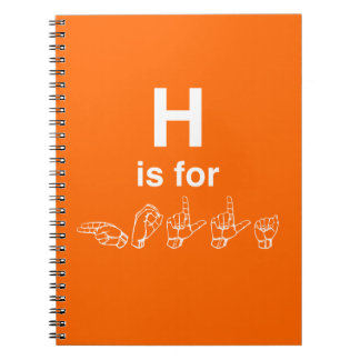 H is for HOLLA Notebook from DEAFinitelySLANG