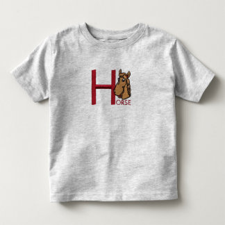 H is for Horse Toddler T-Shirt