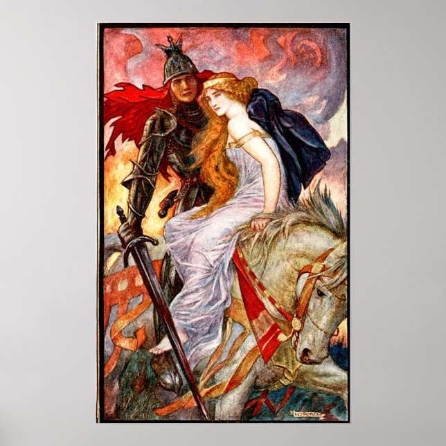 H J Ford Vintage Illustration  Poster (Front)