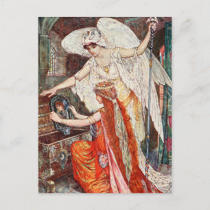 H J Ford Vintage Illustration The Blue Parrot  Postcard