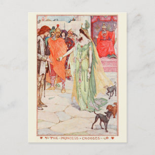 H J Ford Vintage Illustration The Princess Chooses Postcard