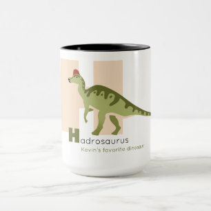 H like Hadrosaurus Mug