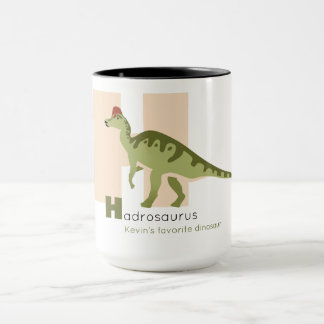 H like Hadrosaurus Mug