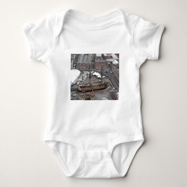 H.M.S. Victory Baby Bodysuit (Front)