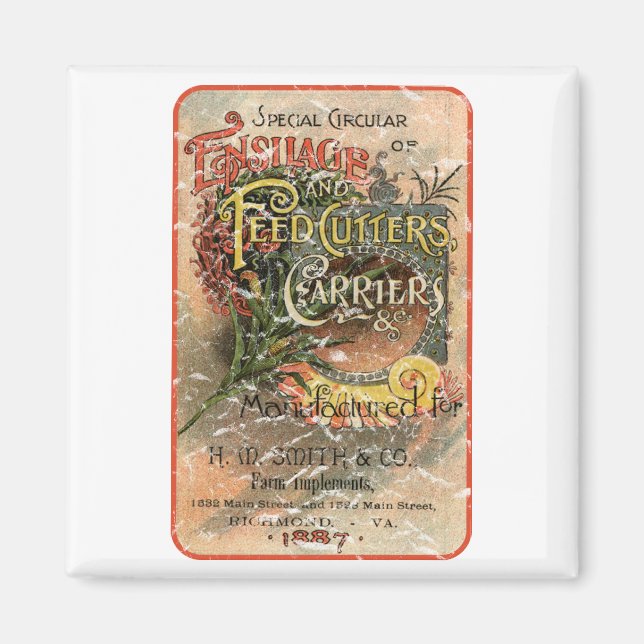 H.M. Smith & Co.-1887 - distressed Magnet (Front)