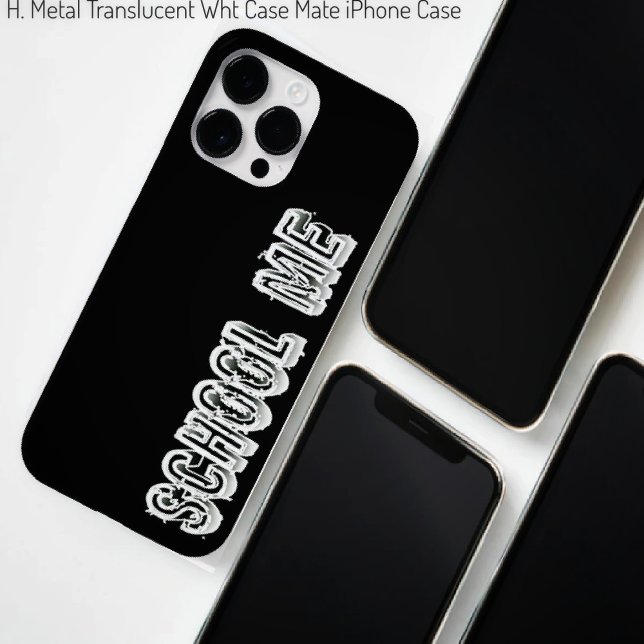H. Metal Translucent-Wht Case-Mate iPhone Case (Creator Uploaded)