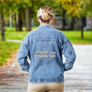 H. Metal Translucent-Wht Denim Jacket