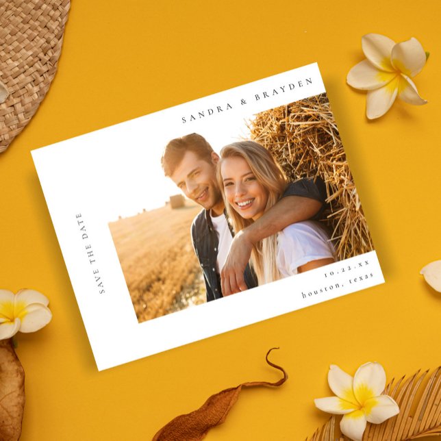  H MOD 2 Simple Photo Save the Date Invitation (Creator Uploaded)