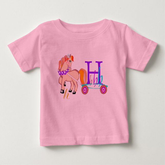 H - Monogram  Collection Baby T-Shirt (Front)