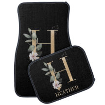 H Monogram Floral Personalised