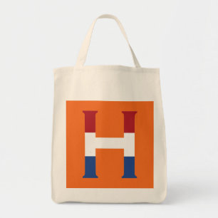 H Monogram overlaid on NLD Flag on or gtt Tote Bag