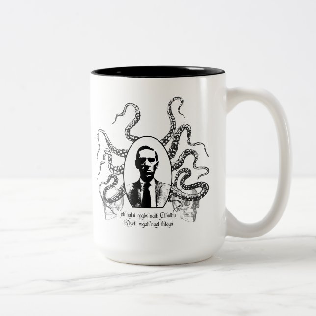 H. P. Lovecraft Mug of Doom (Right)