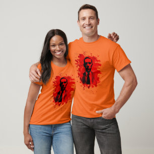 H. P. Lovecraft Tribute (red) T-Shirt