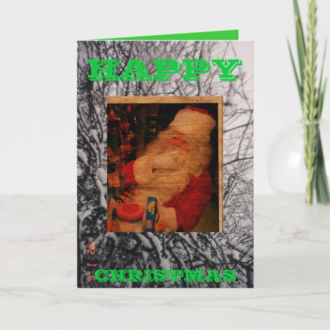 H, SC, HAPPY, CHRISTMAS HOLIDAY CARD (Front)