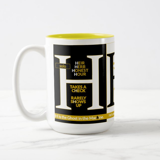 H | The Ghost in the Machine – Alfa Sity Mug (Left)